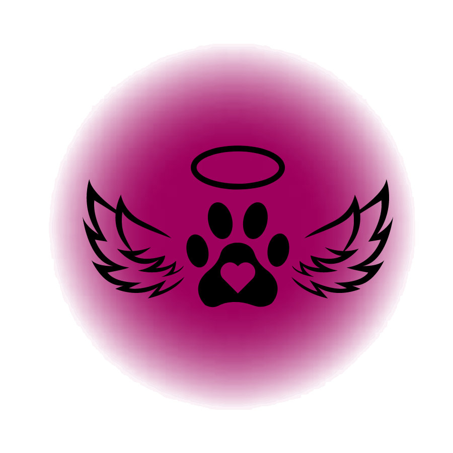 Hundeschule-Hundeliebe_Silke-Himmelshunde-neu Du siehst hier auf dem Bild eine Silhouette einer Hundepfote mit integriertem Herz umgeben von Flügeln und mit einem Heiligenschein. Es stellt für mich die Himmelshunde da, die ich zu ihren Lebzeiten begleiten durfte und für immer bei mir sind.